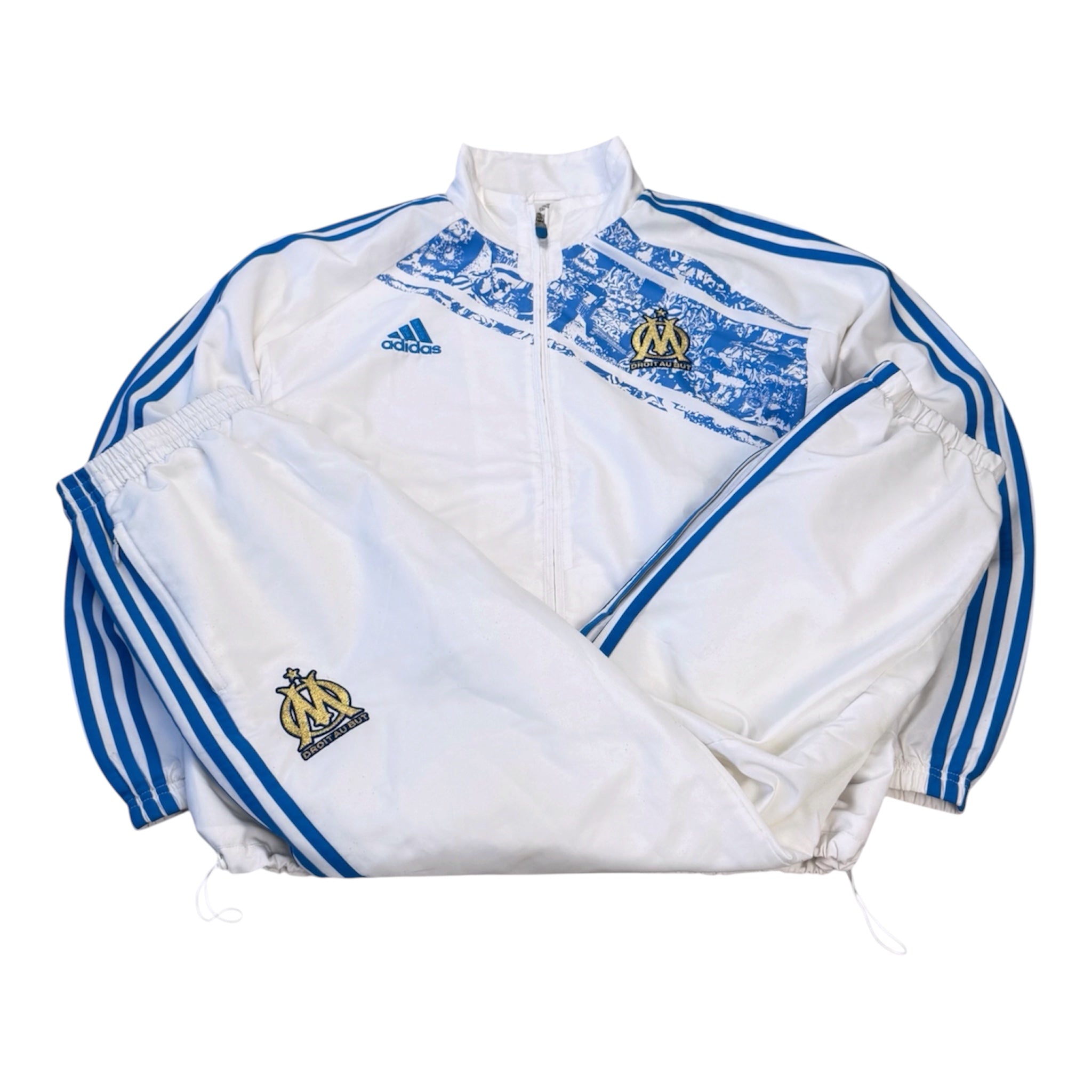 Adidas Olympique Marseille Tracksuit 2011 (L)